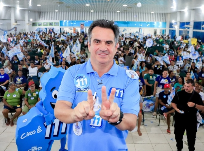 Ciro Nogueira aparece em primeiro lugar, faltando dois dias para o pleito, e se consolida, diz nova pesquisa eleitoral