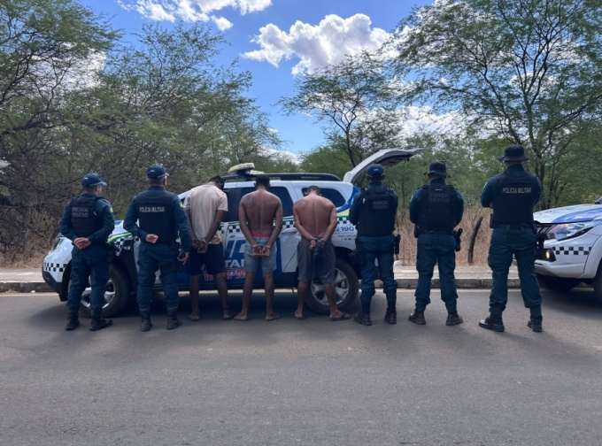 PM captura foragido e prende outros dois suspeitos em São Raimundo Nonato